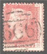 Great Britain Scott 33 Used Plate 90 - OB - Click Image to Close